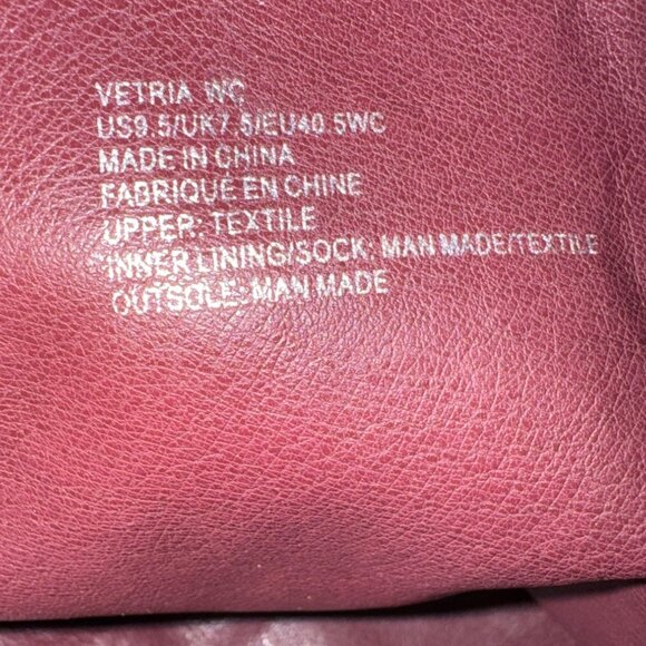 Platform Burgundy Velvet Over The Knee‎ High Heel Boots Size 9.5 Goth Sexy Vamp - Picture 9 of 10